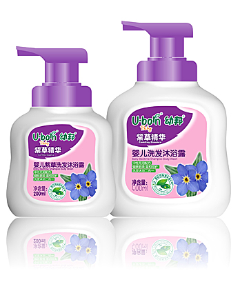幼邦嬰兒紫草洗髮沐浴露